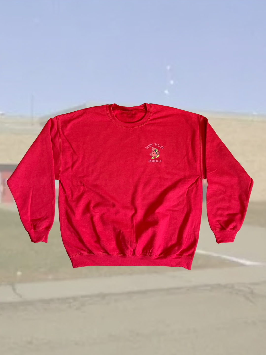 Sandy Valley Cardinal Chest Logo