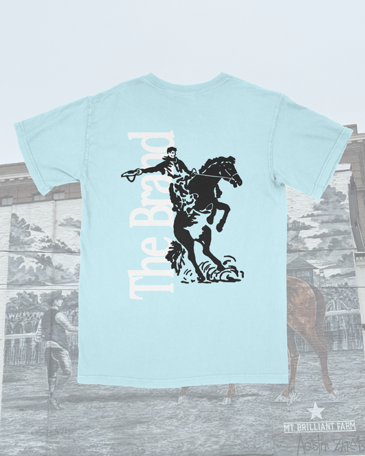 "The Brand" Rider Light Blue Garment Tee